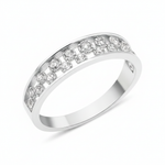 white gold scattered light ring on white background
